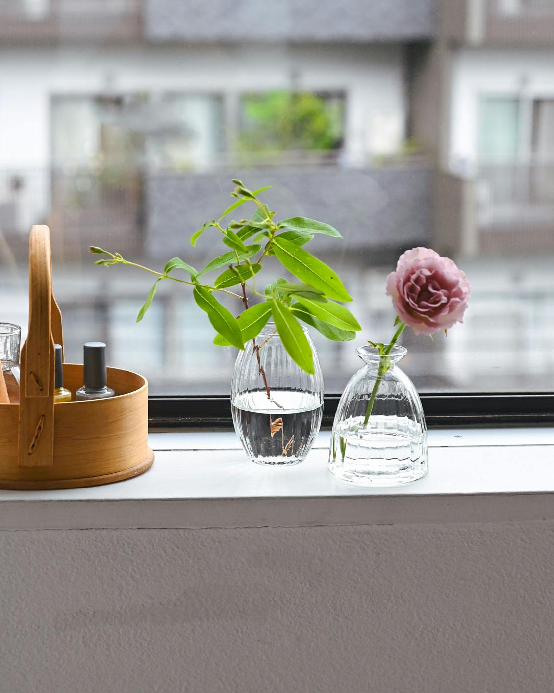 リューズガラス / フラワーベース / トレーヴォ / 高さ9cm - 北欧