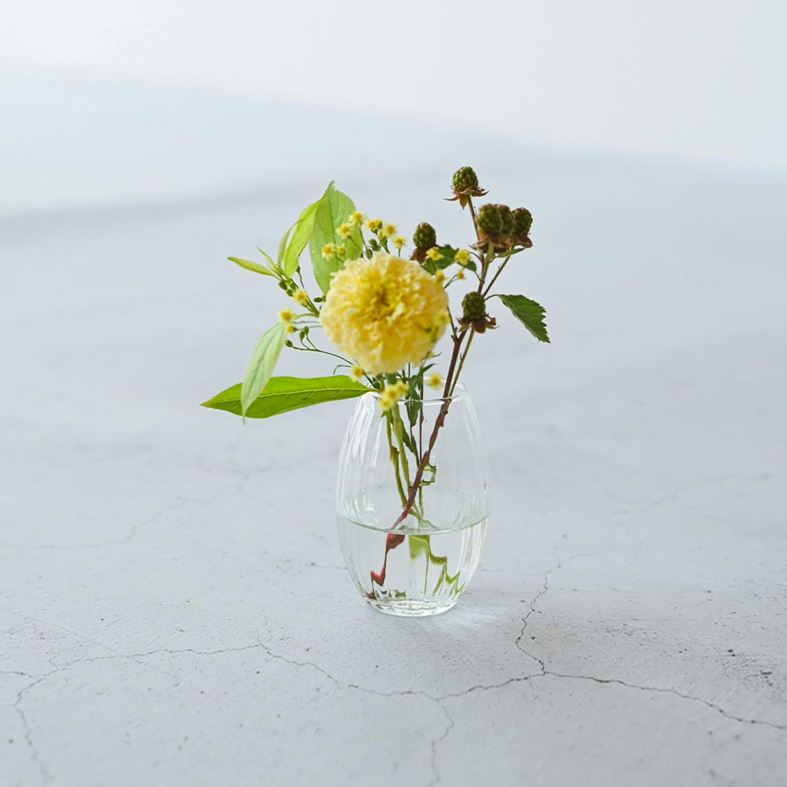 リューズガラス / フラワーベース / シトロン / 高さ10cmの商品写真