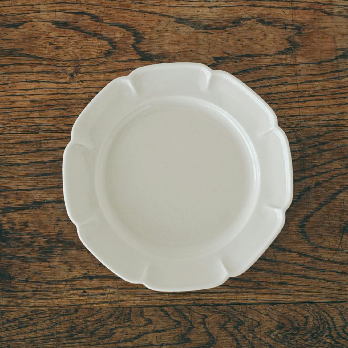 かもめ製作所 / マーガレットプレート / 19cm (ミルク)の商品写真