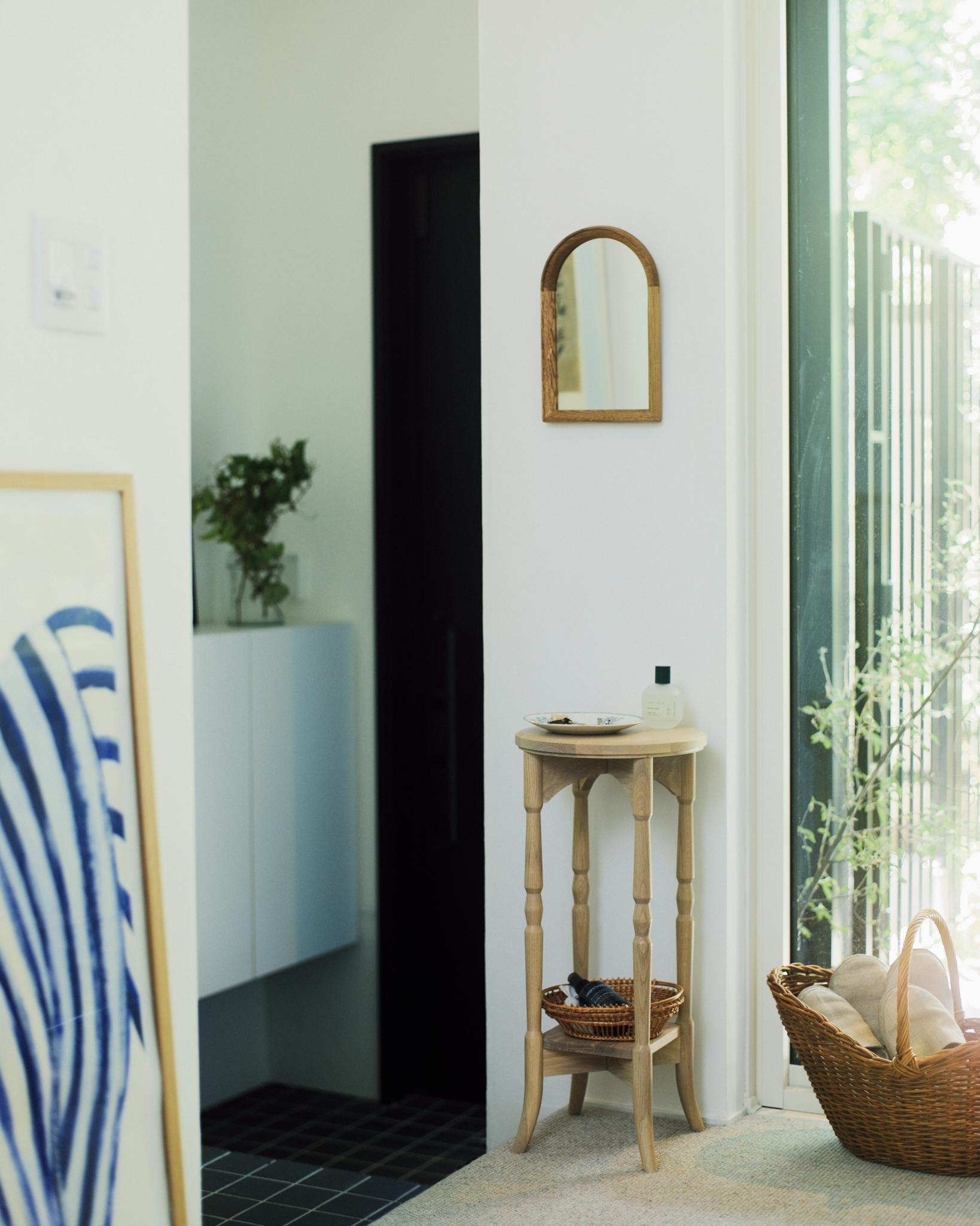 アールデコ アーチ型壁掛けミラー THE PENNY WISE Antiques Original/アールデコ アーチ型ミラー