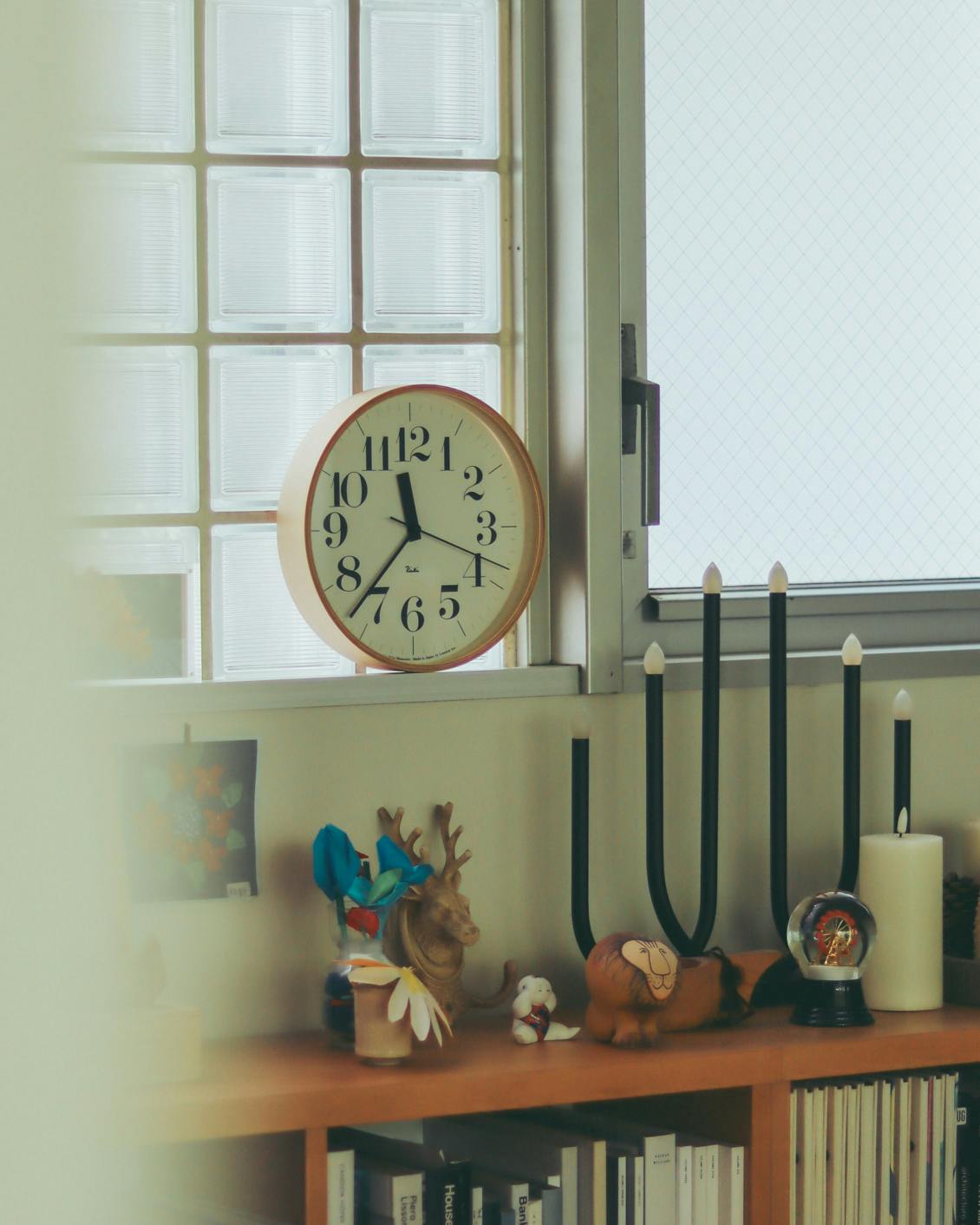 Lemnos / レムノス / RIKI CLOCK / 電波時計 / 25cm（太字・細字