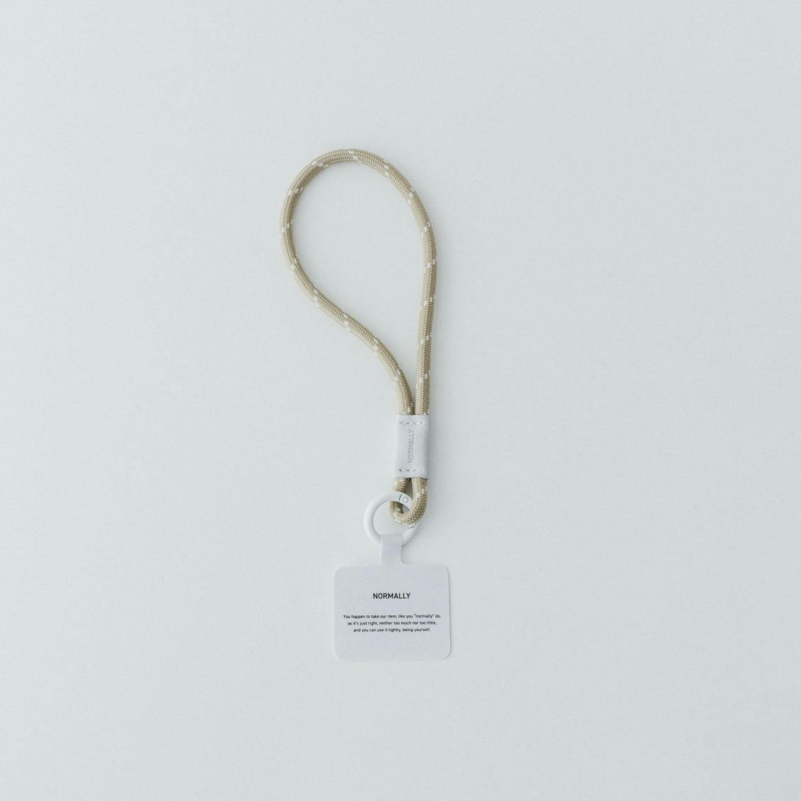 NORMALLY / モバイルストラップ（ハンド） / ベージュの商品写真