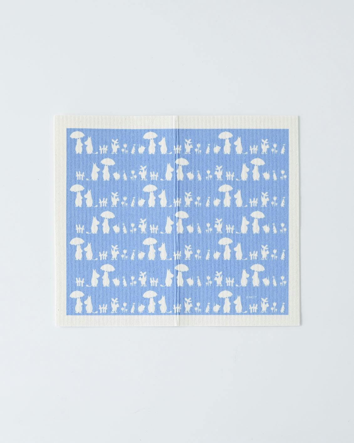 スポンジワイプ/ムーミン谷の仲間たち/ムーミンシルエット(大)の商品写真