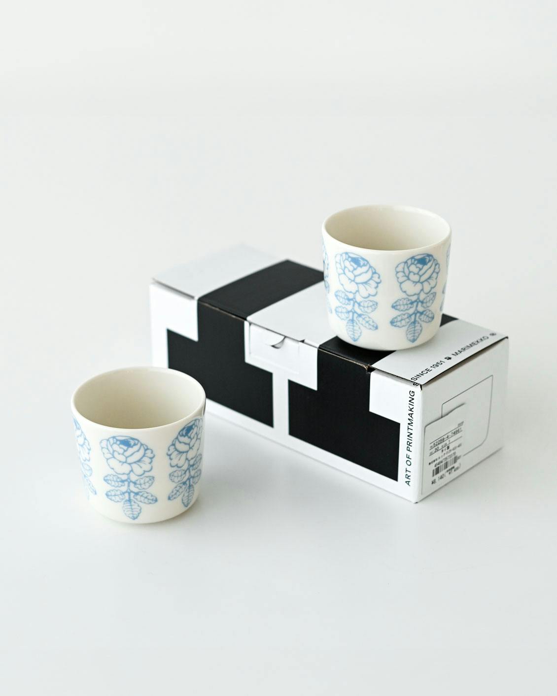 marimekko - マリメッコ ラテマグ 2個セット ヴィヒキルース　ハルカ　2個セット 日本限定】Marimekko / マリメッコ / Vihkiruusu / ラテマグ2個