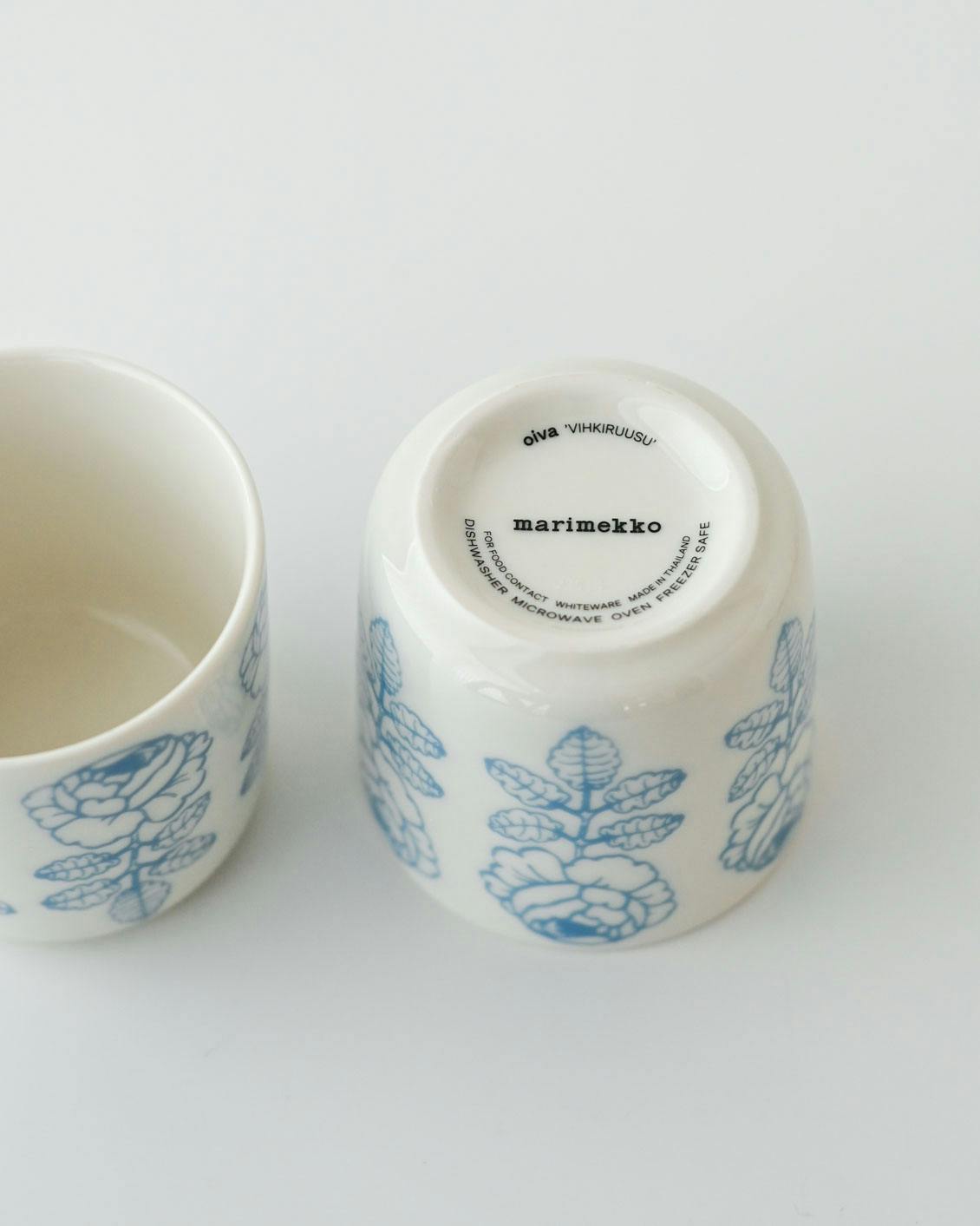 日本限定】Marimekko / マリメッコ / Vihkiruusu / ラテマグ2個セット