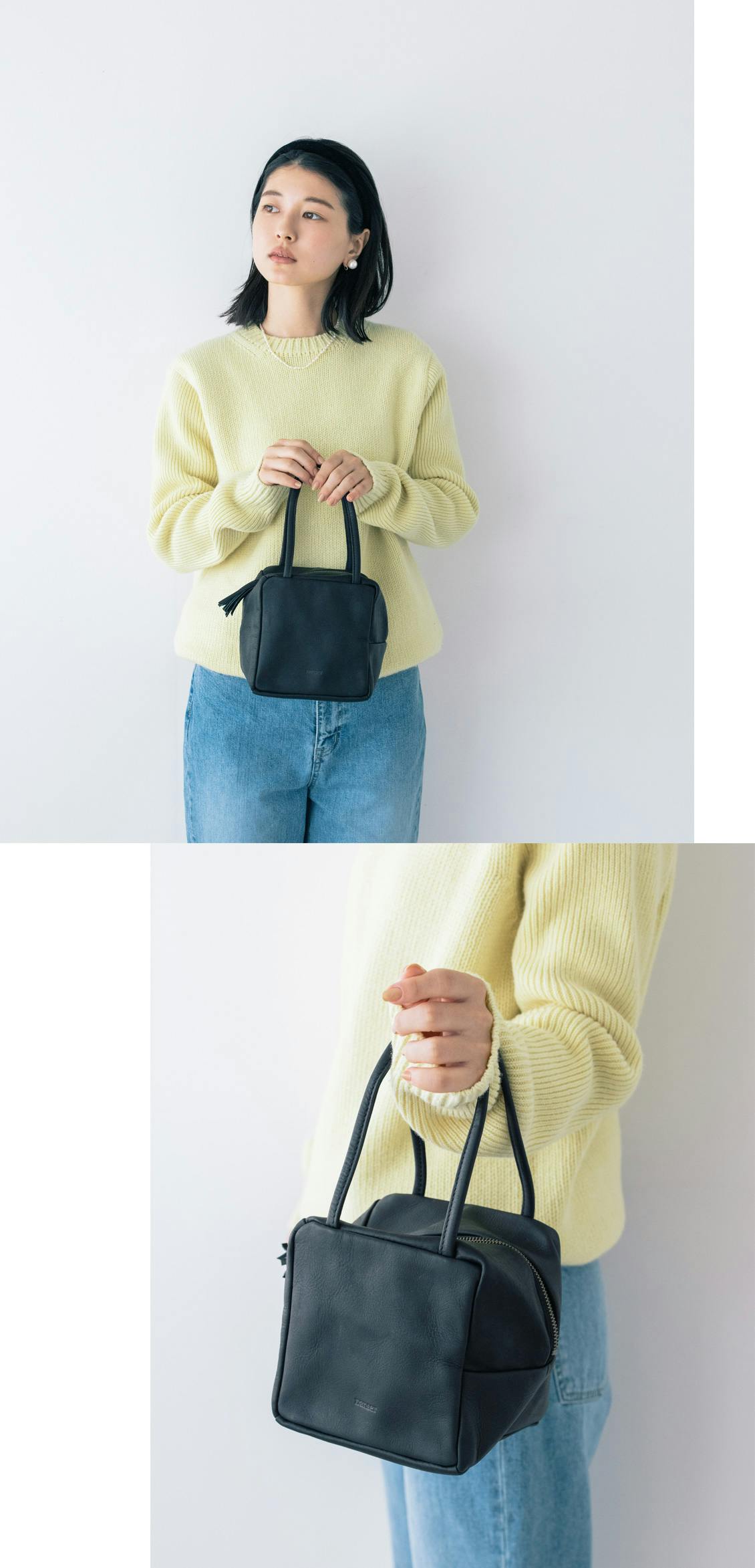 【極美品】Danser ダンサー レザーバッグ ミニ　ブラック Danser / ダンサー / レザーバッグ / ミニ - 北欧、暮らしの道具店