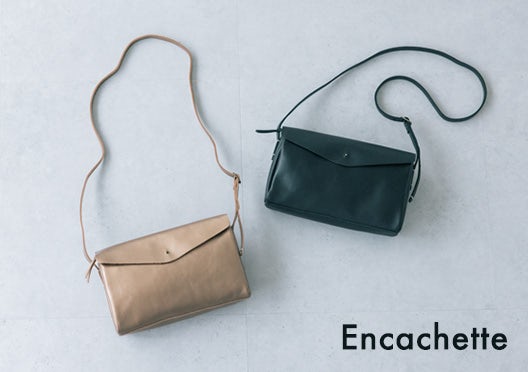 Encachette / アンキャシェット / レザーポーチショルダーの画像
