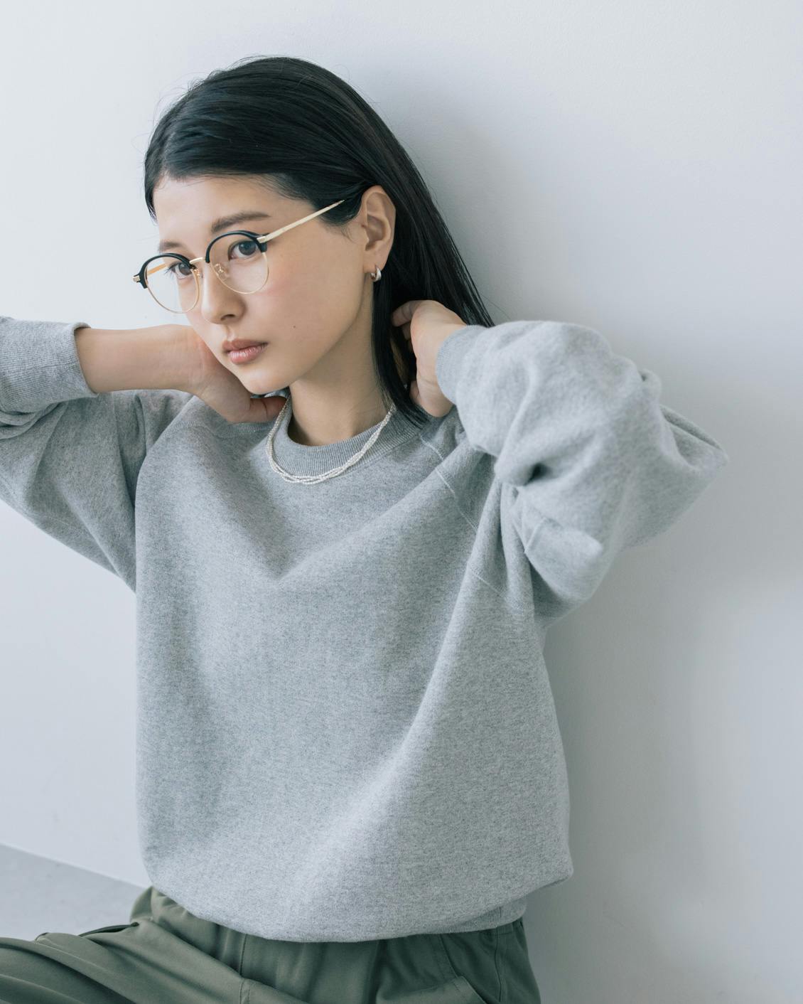 Natully/淡水パール/三編みネックレス Knit - ニット 】 三つ編みネックレス - Natully