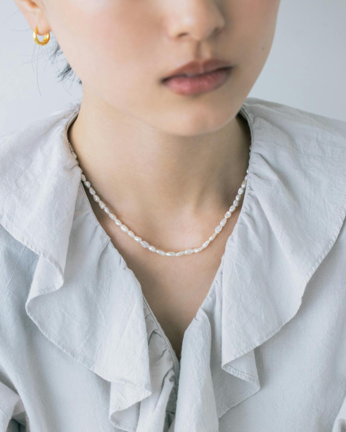 北欧暮らしの道具店　Natully　　淡水パール　一連ネックレス Natully / 淡水パール / 一連ネックレス - 北欧、暮らしの道具店