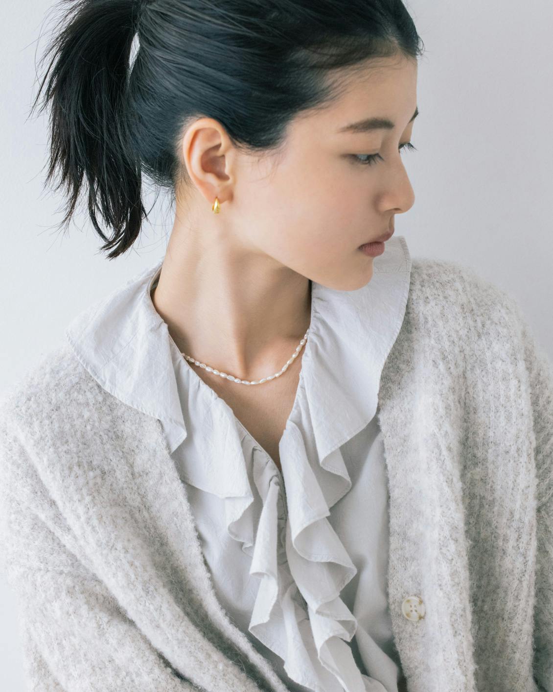 北欧暮らしの道具店　Natully　　淡水パール　一連ネックレス Natully / 淡水パール / 一連ネックレス - 北欧、暮らしの道具店