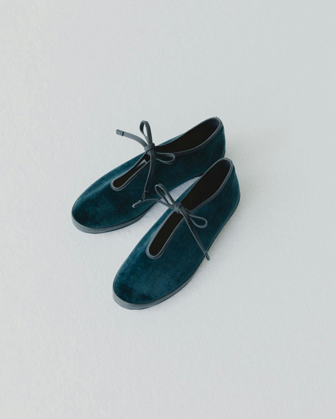 MOONSTAR/LITE PRIM W/ベルベットシューズ/グリーン（24.0cm）の商品写真