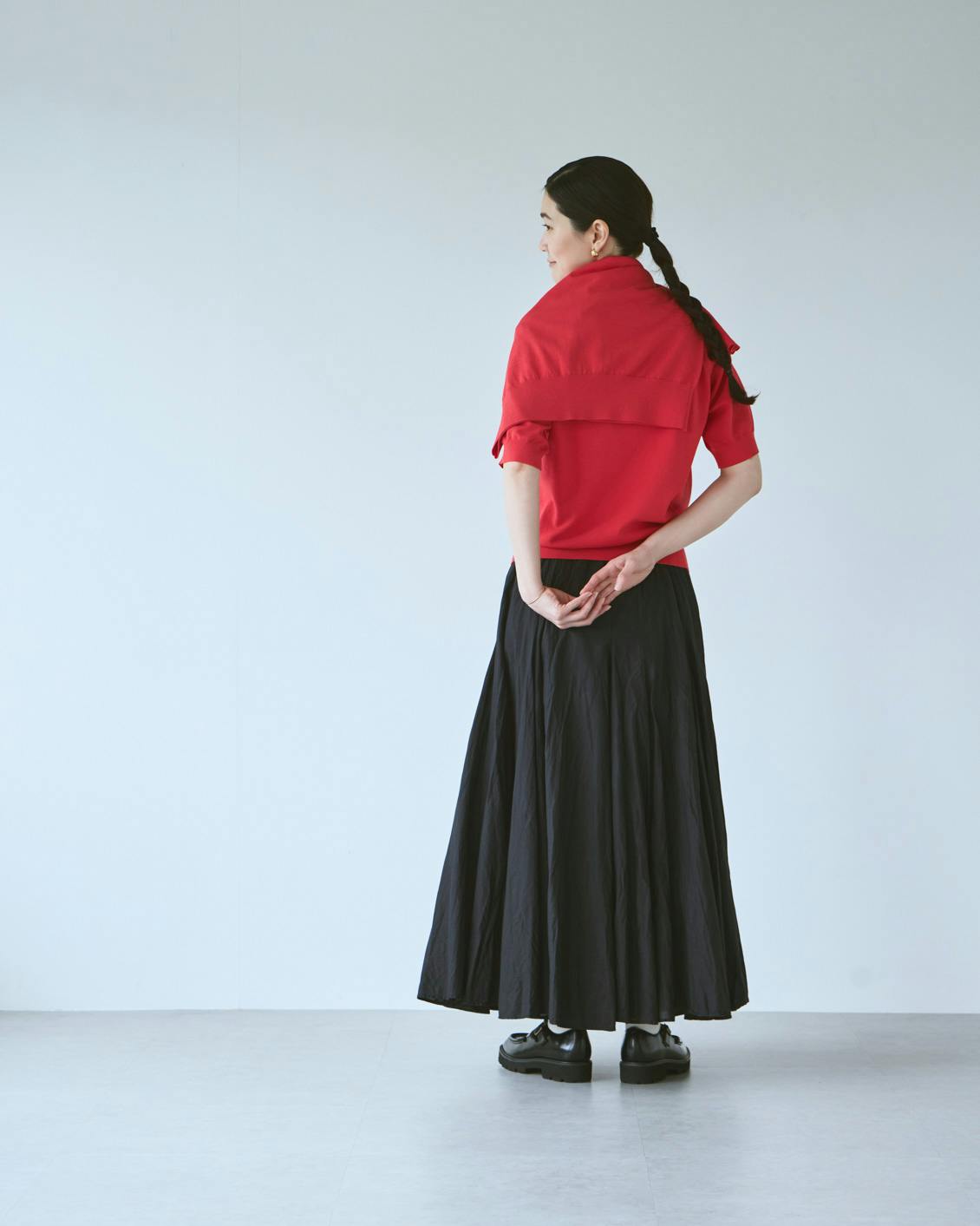 mizuiro ind / ミズイロインド / ボリュームフレアスカート - 北欧