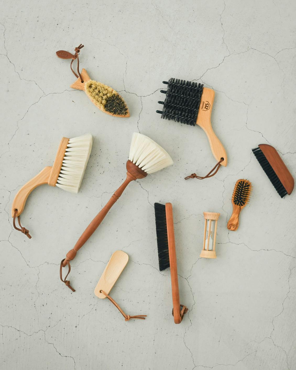 Redecker(レデッカー) シューズブラシWOOD BOX REDECKER⁄レデッカー社⁄トラベル用シューズブラシ5点セット - 北欧