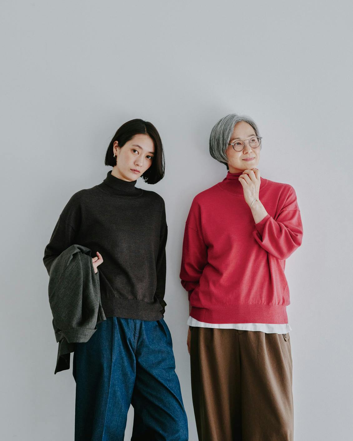 utilité ブラック タートルネックセーター北欧暮らしの道具店 新