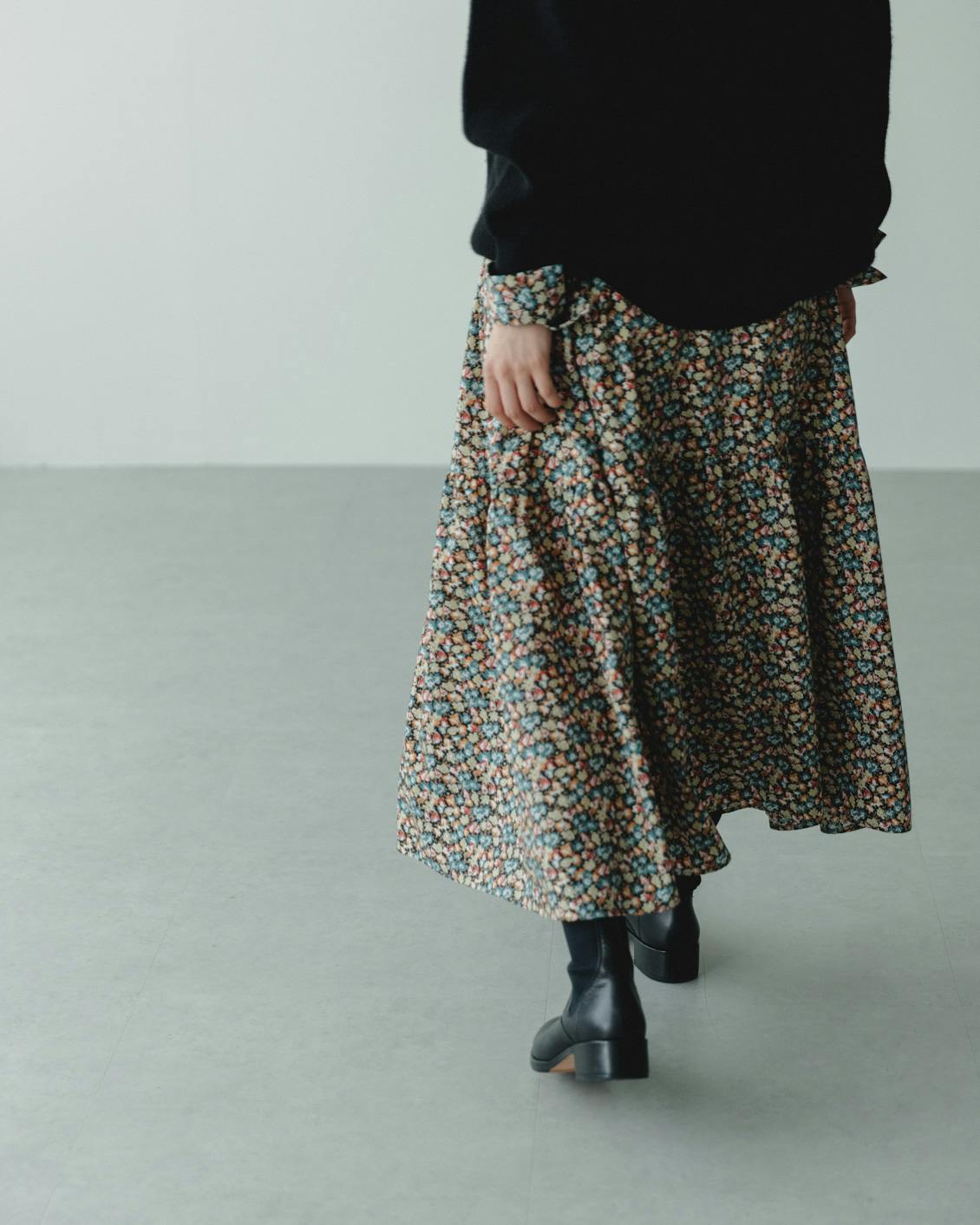 甘すぎないから、大人に似合う」リバティプリントのティアード