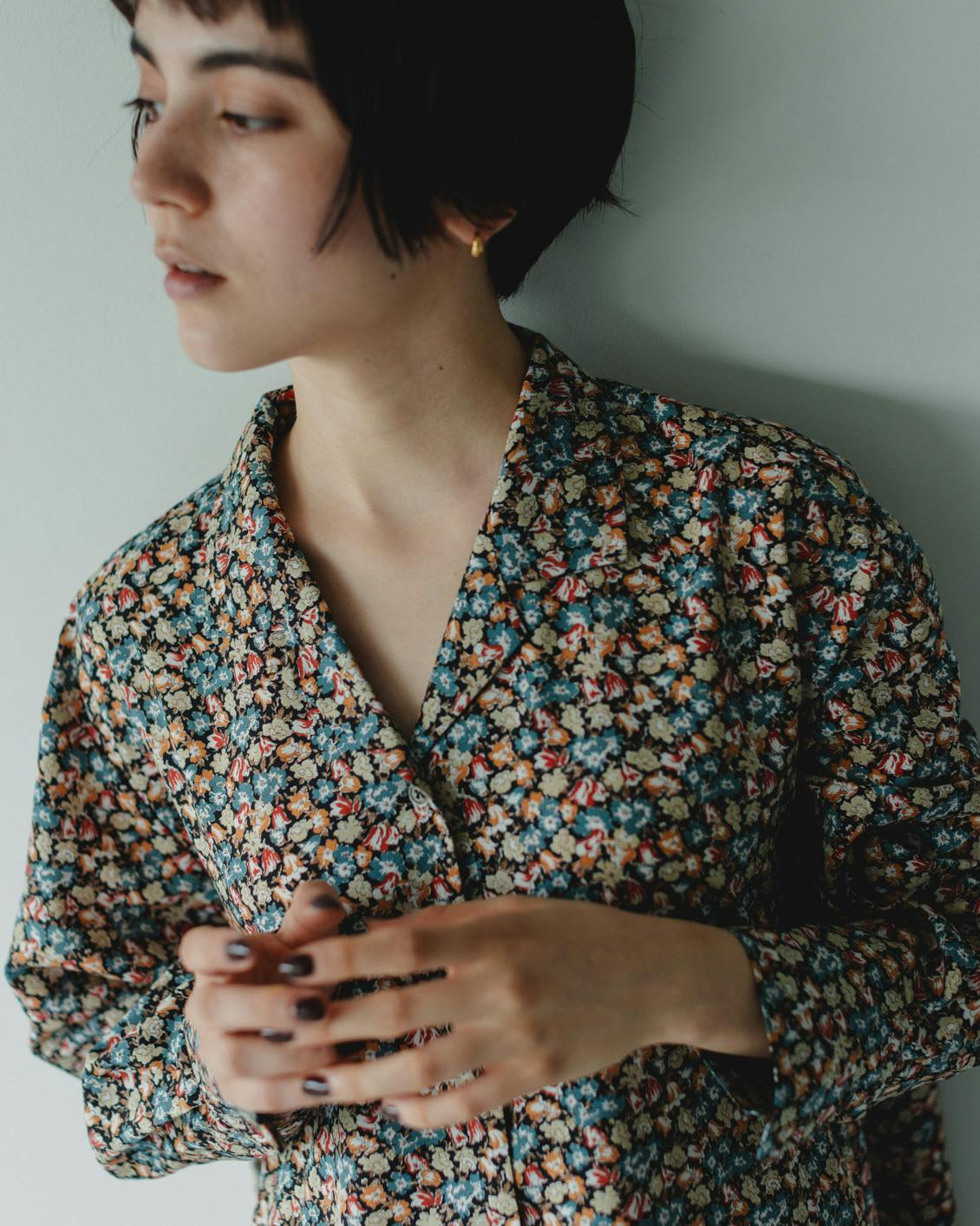 甘すぎないから、大人に似合う」リバティプリントのティアード