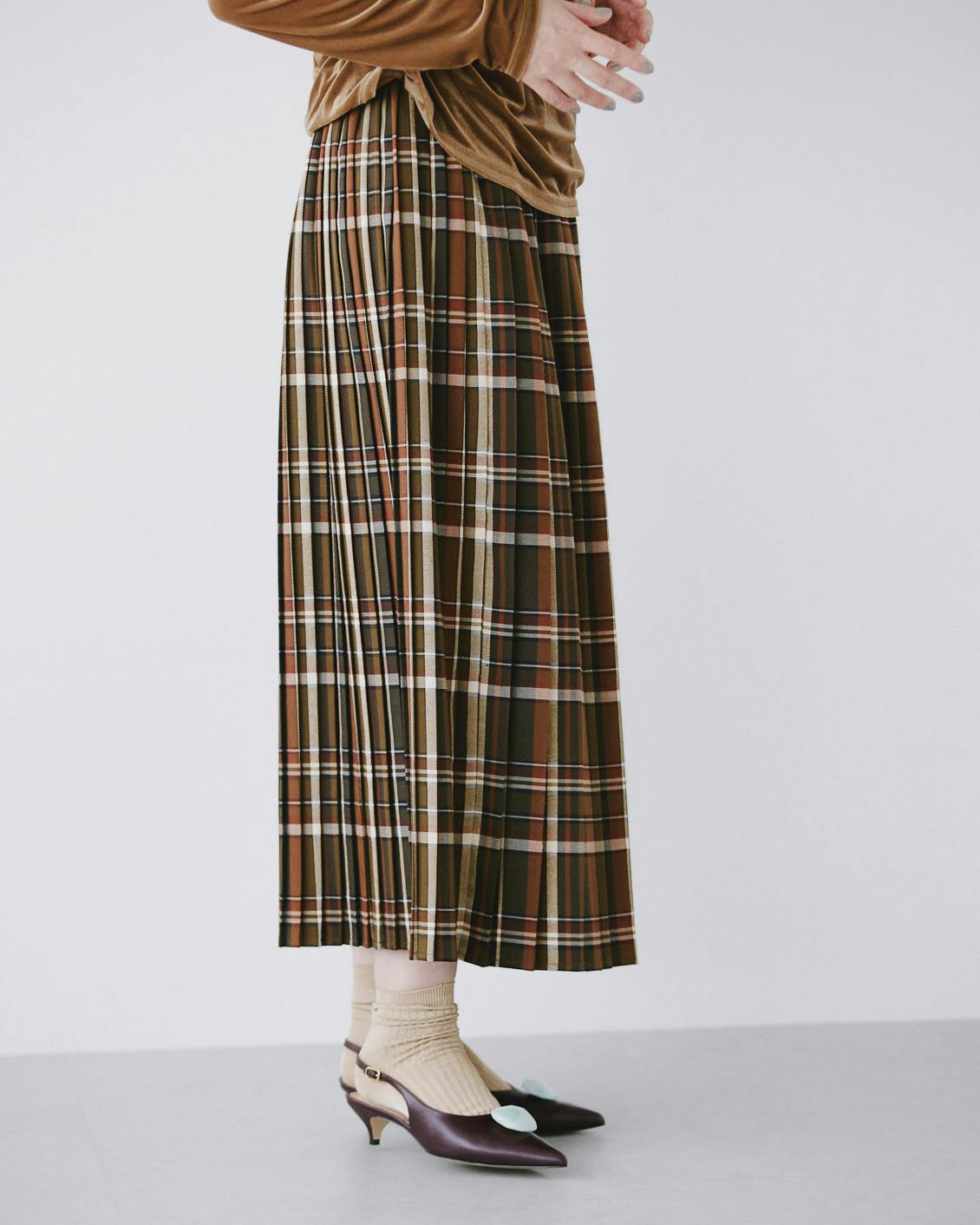 sosotto / ソソット / チェック柄プリーツスカート / タータン - 北欧
