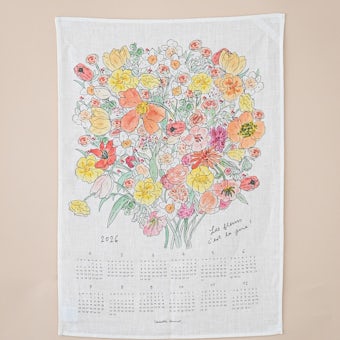 fog linen work / フォグリネンワーク / リネンカレンダー2026(うれしい花束)の商品写真
