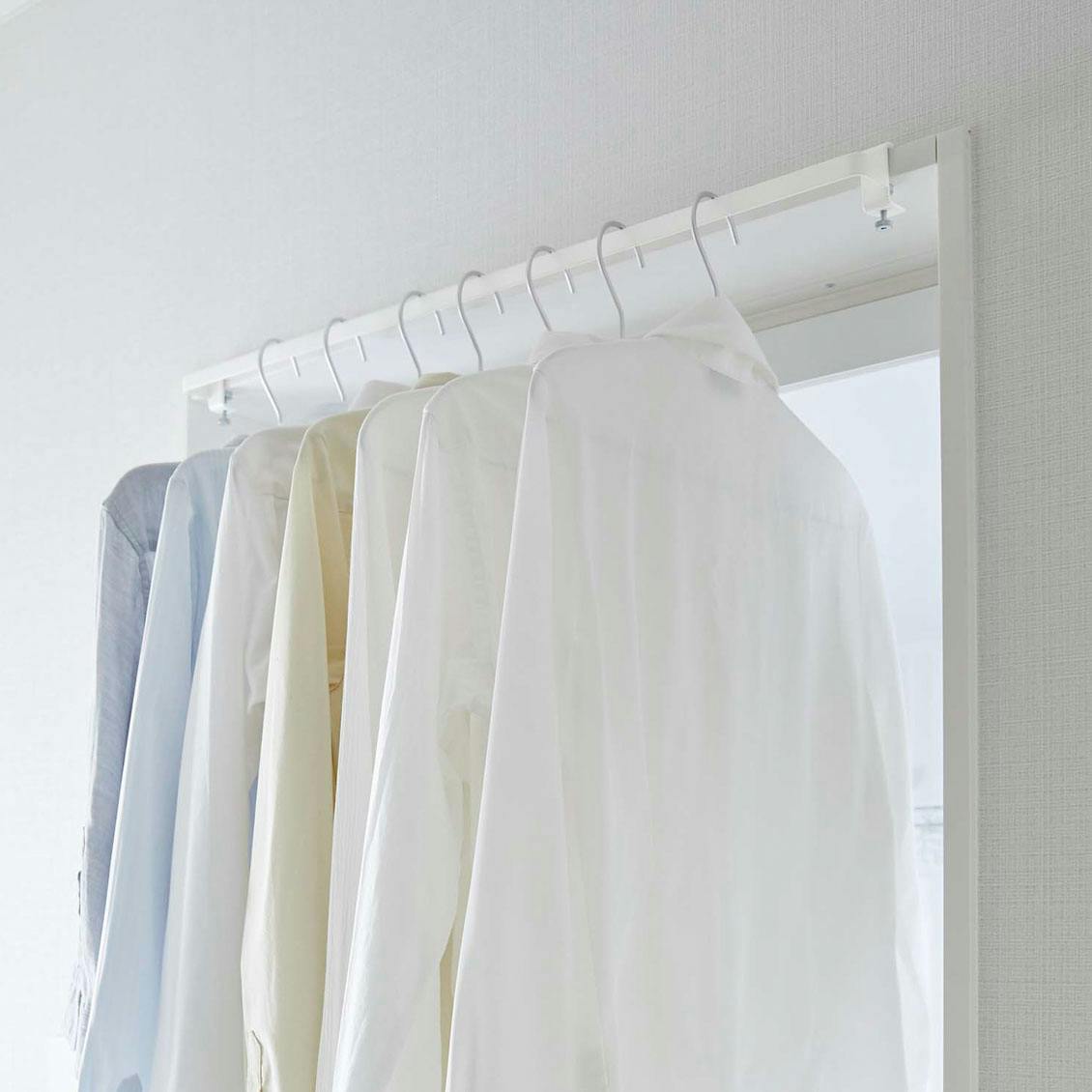 tower / 室内物干しハンガーバー（ホワイト）の商品写真
