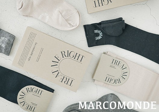 MARCOMONDE / マルコモンド / 着圧ハイソックスの画像