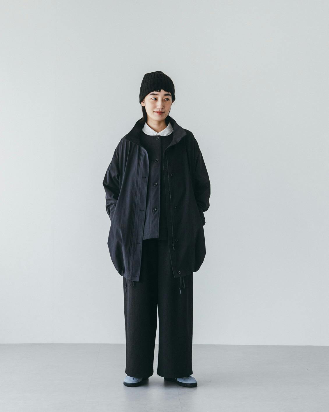 中綿ベスト付きのかろやかミドル丈アウター（S・Mサイズ） - 北欧