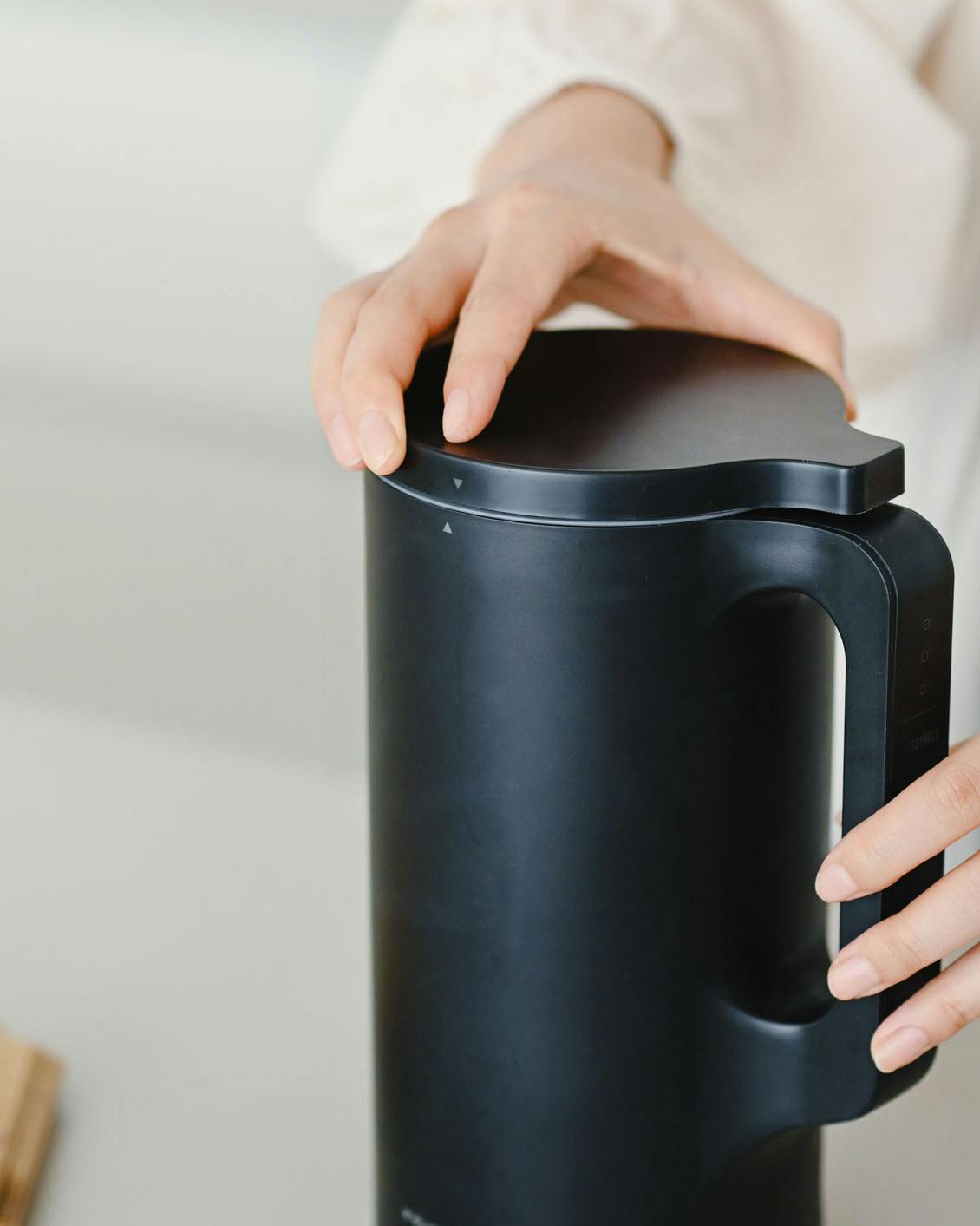 récolte ブラック スープメーカー recolte / 自動調理ポット / スープメーカー - 北欧、暮らしの道具店