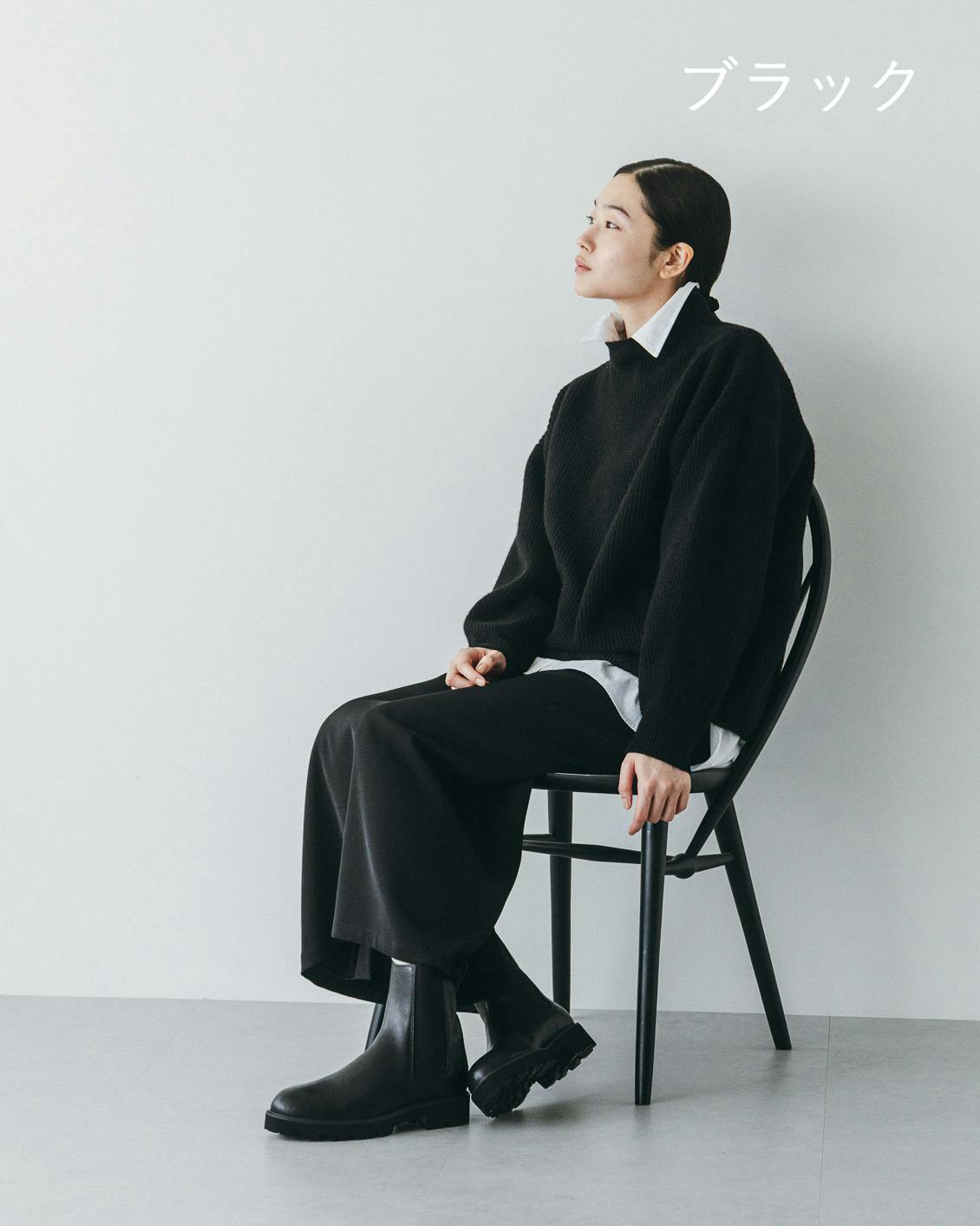 品よく、軽やかに」こだわりソールのサイドゴアブーツ / 牛革