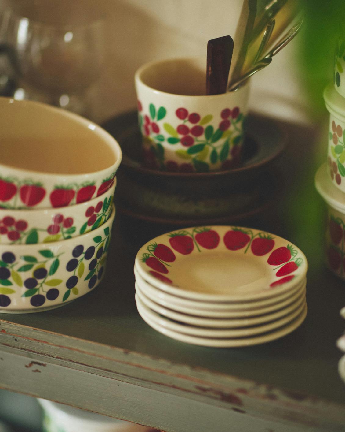 ARABIA(アラビア） pomona（ポモナ/グリーンアップル)プレート2枚 送料無料でお届け】限定復刻 / ARABIA / アラビア / Pomona