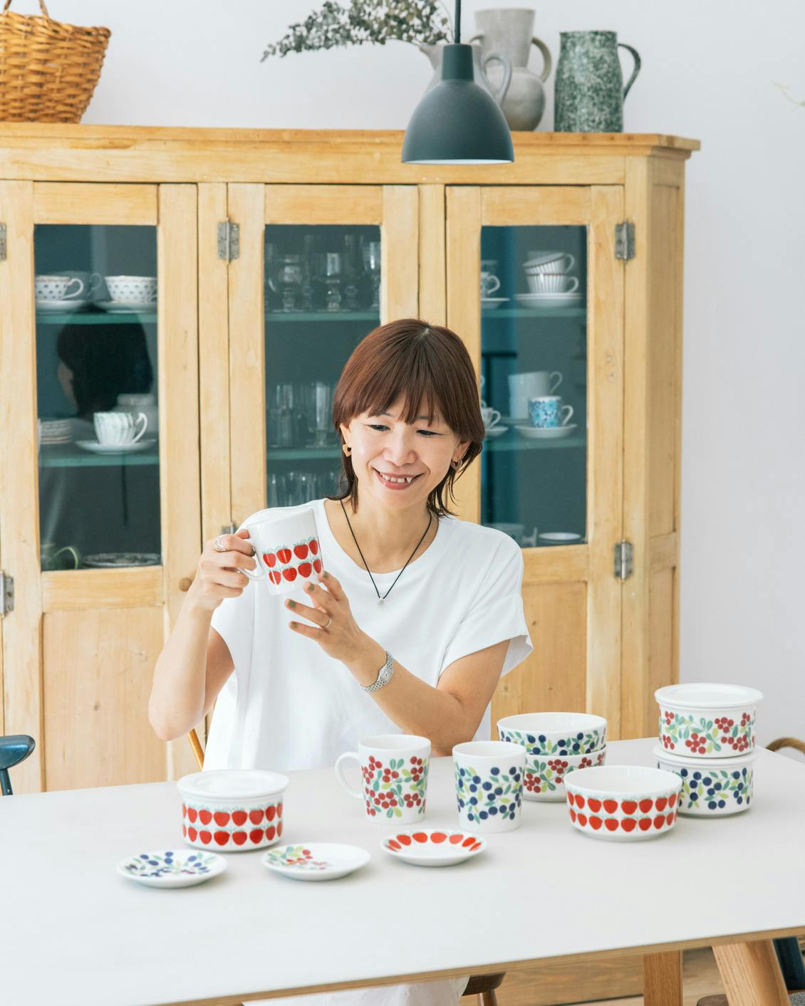 ARABIA(アラビア） pomona（ポモナ/グリーンアップル)プレート2枚 送料無料でお届け】限定復刻 / ARABIA / アラビア / Pomona