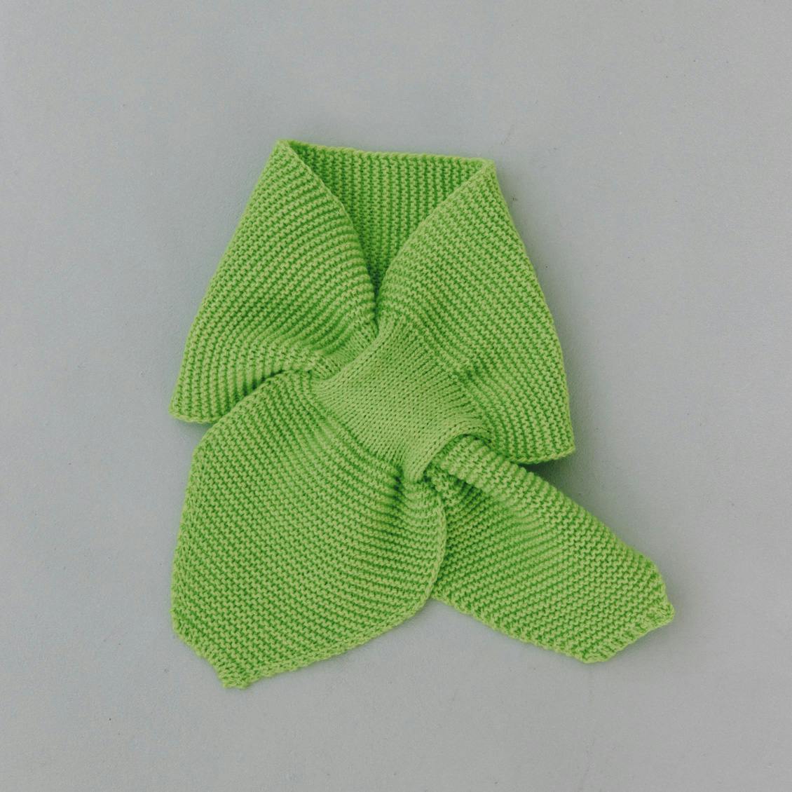 Santelli Francesca / サンテッリ フランチェスカ / スカーフマフラー（ライムグリーン）の商品写真