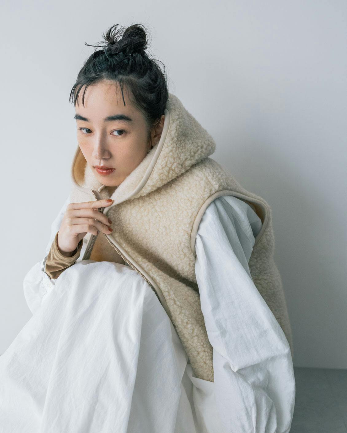 COLD BREAKER / フードボアベスト - 北欧、暮らしの道具店