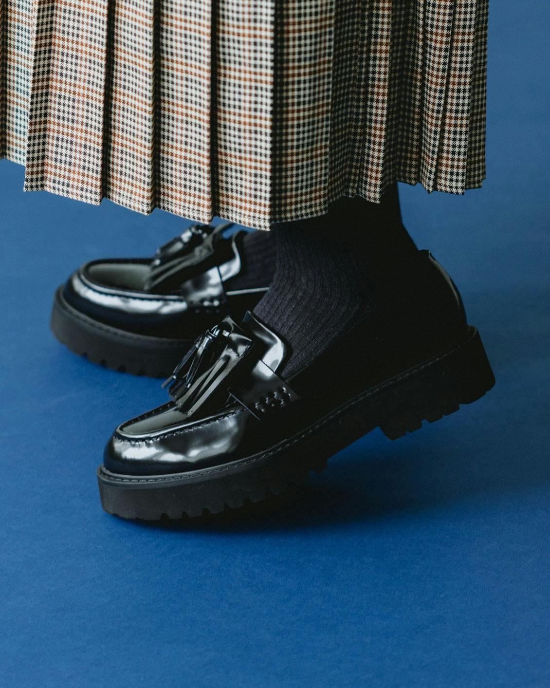 当店別注】ARTESANOS / アルテサノス / タッセル付き2WAYローファー