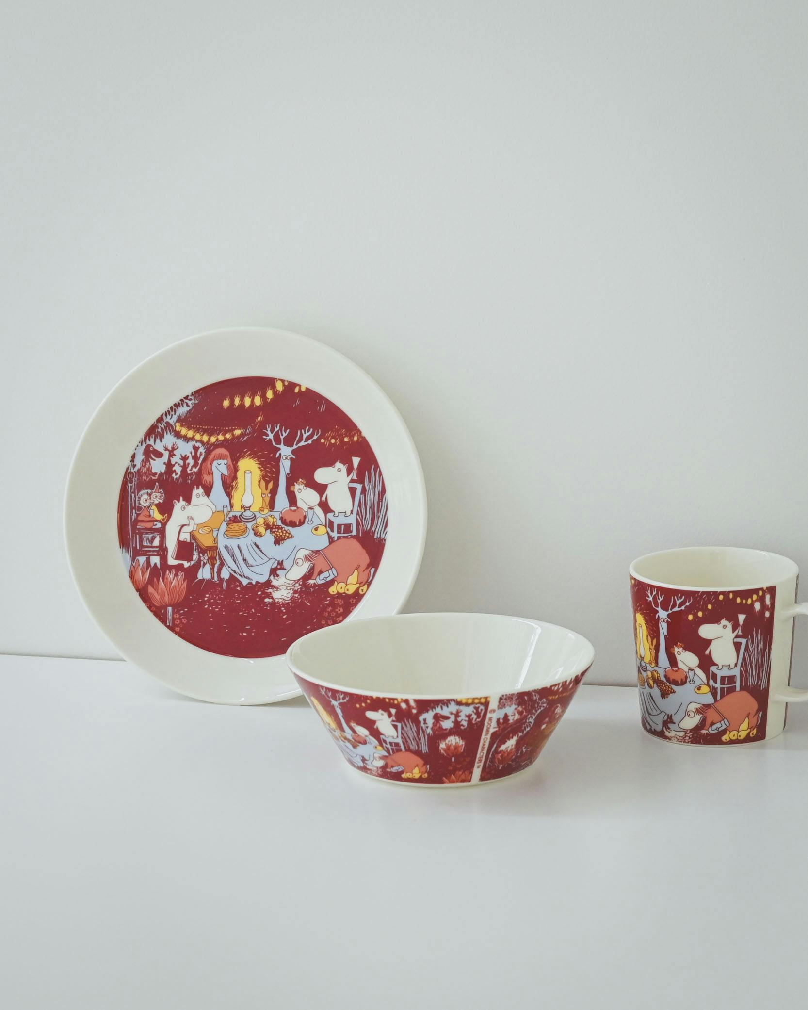 アラビア　冬赤い家　プレート 2025冬限定】ARABIA / アラビア / ムーミン / プレート19cm