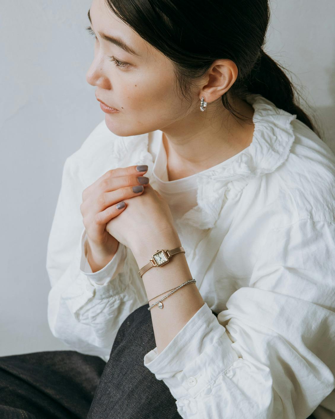 MATOW / Tsuki / 腕時計（ローズゴールド） - 北欧、暮らしの道具店