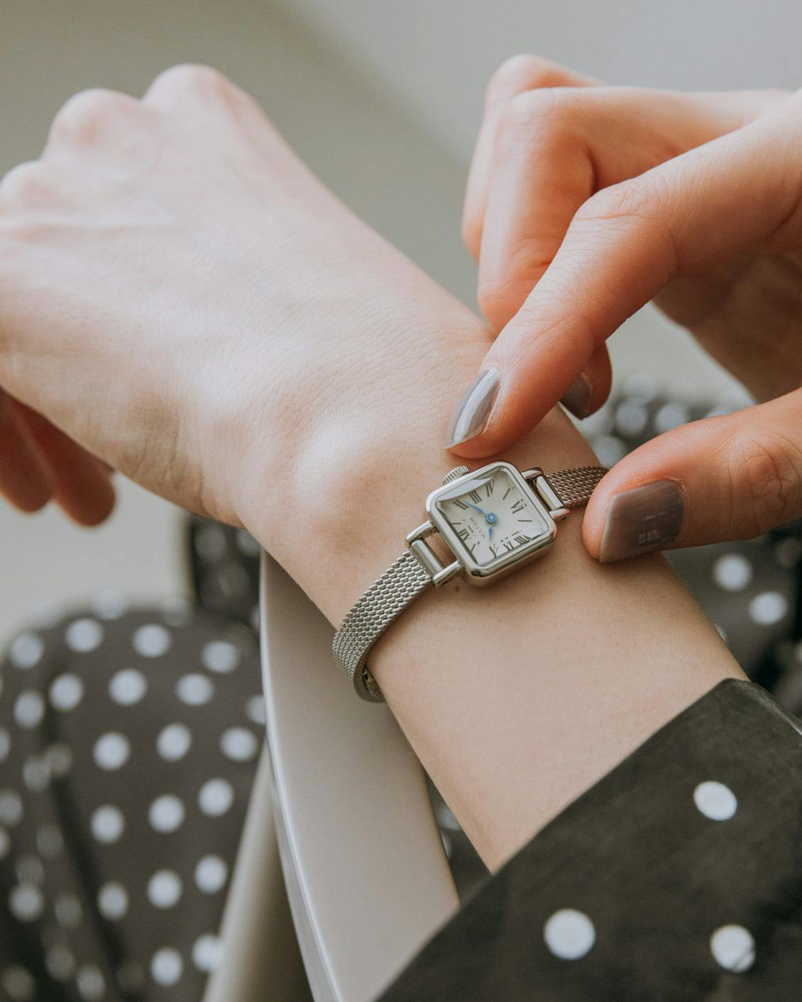 MATOW / Tsuki / 腕時計（シルバー） - 北欧、暮らしの道具店