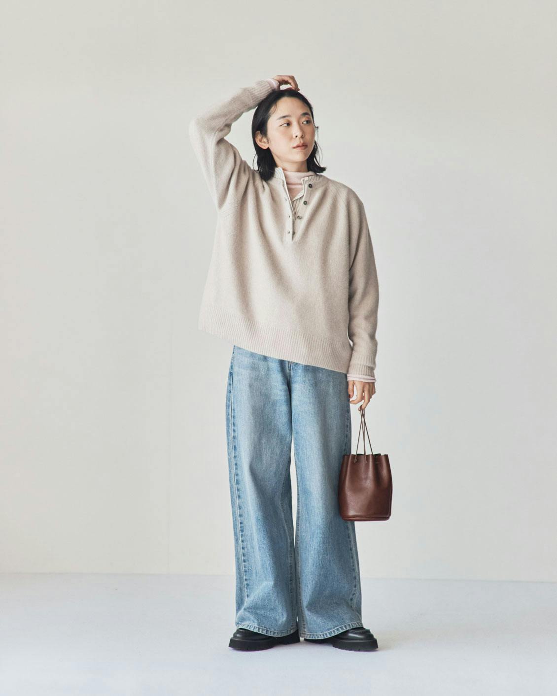 chi　Ｃニット エクリュ chi Cニット エクリュ 楽天市場】エクリュ ニット（ニット・セーター