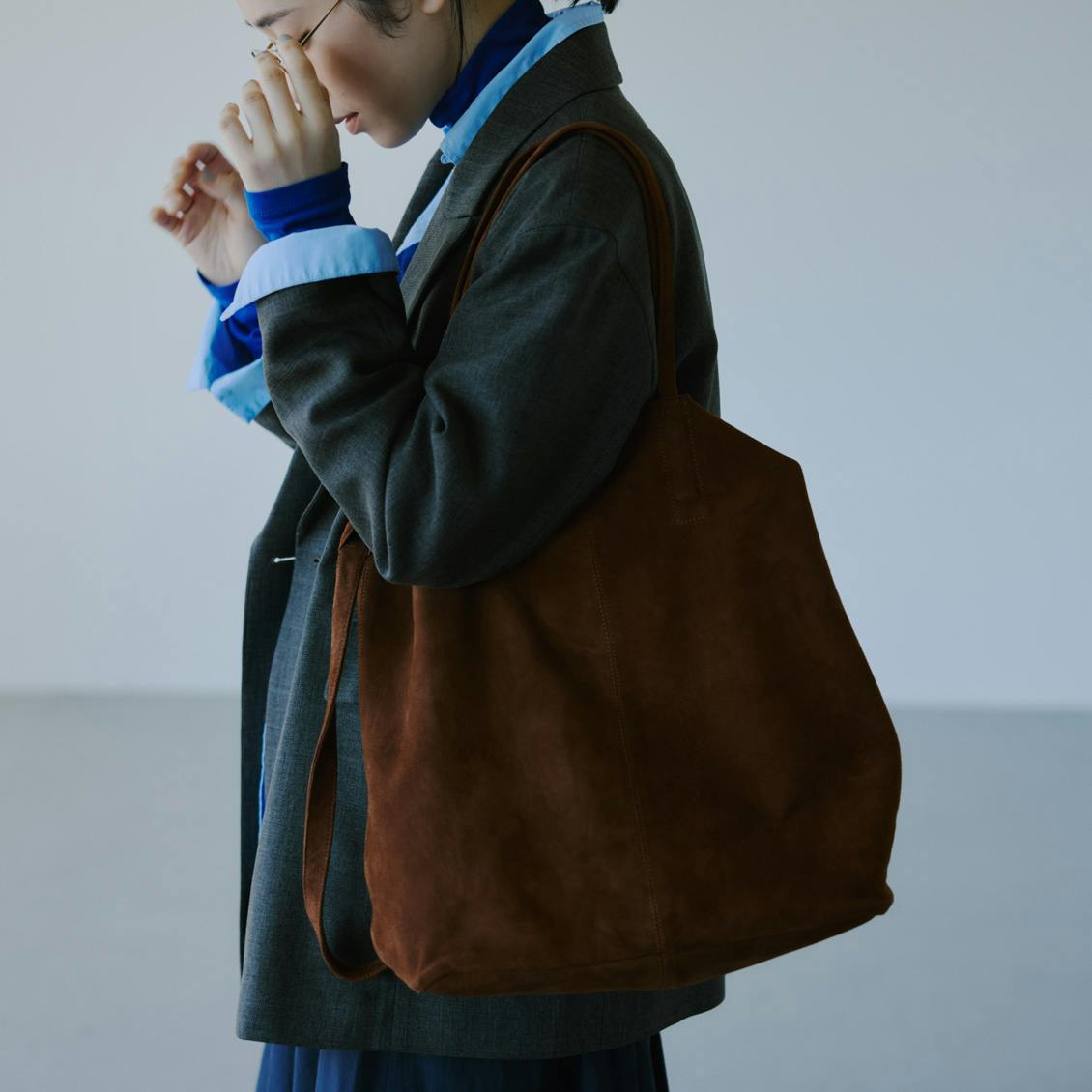 Morphée / モルフェ / オイルスエードレザーバッグ（Lサイズ）の商品写真