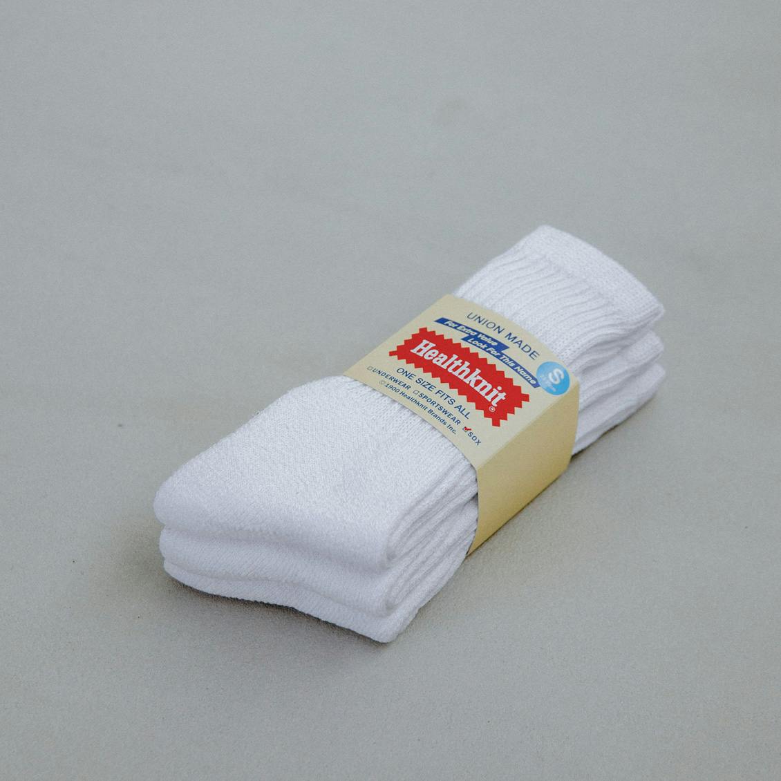 Healthknit / ヘルスニット / 靴下 / 3足セットソックス（ホワイト・23-25cm）の商品写真