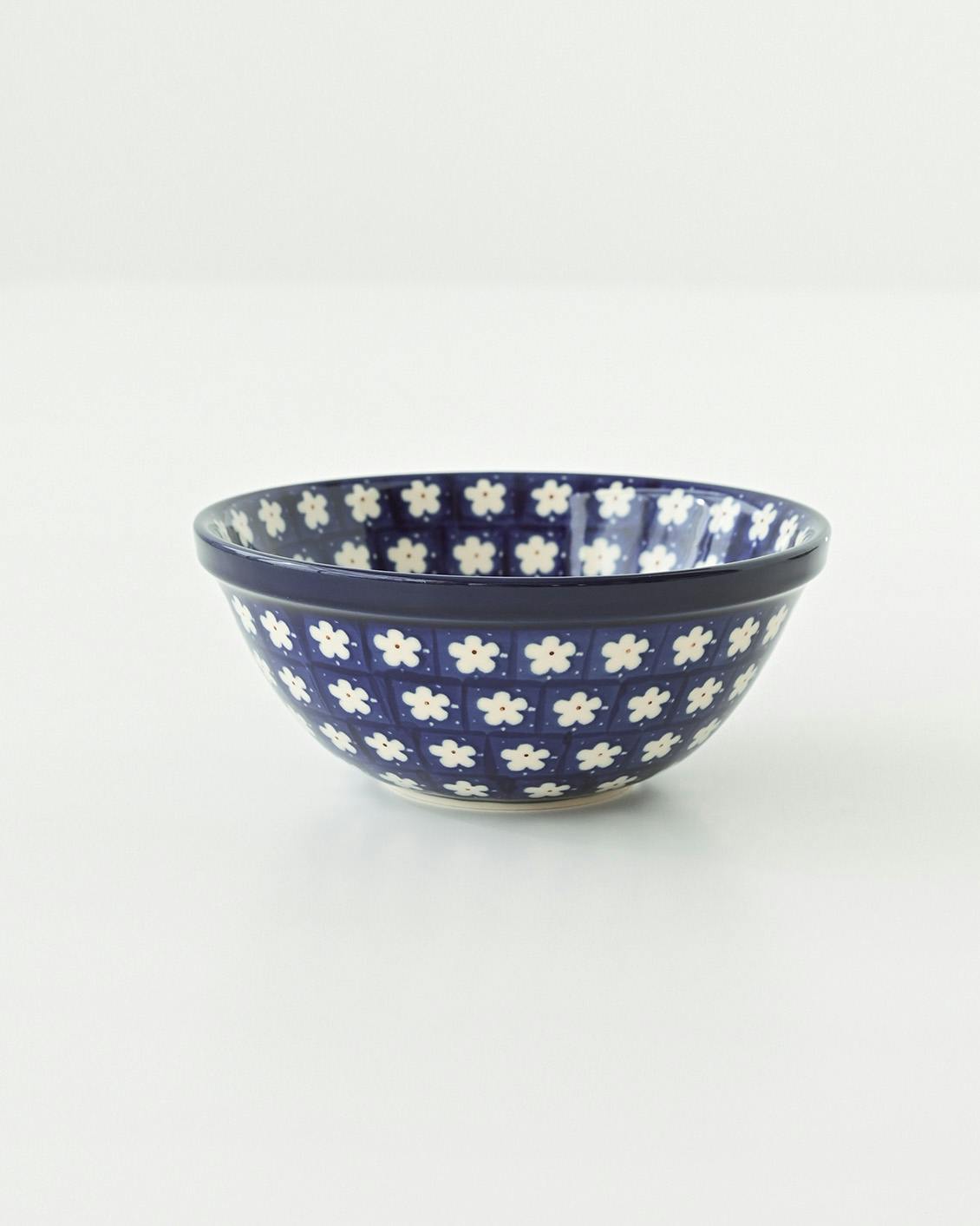 Polish Pottery / ポーリッシュポタリー / どんぶり（ボウル17cm）/ ネイビーの商品写真