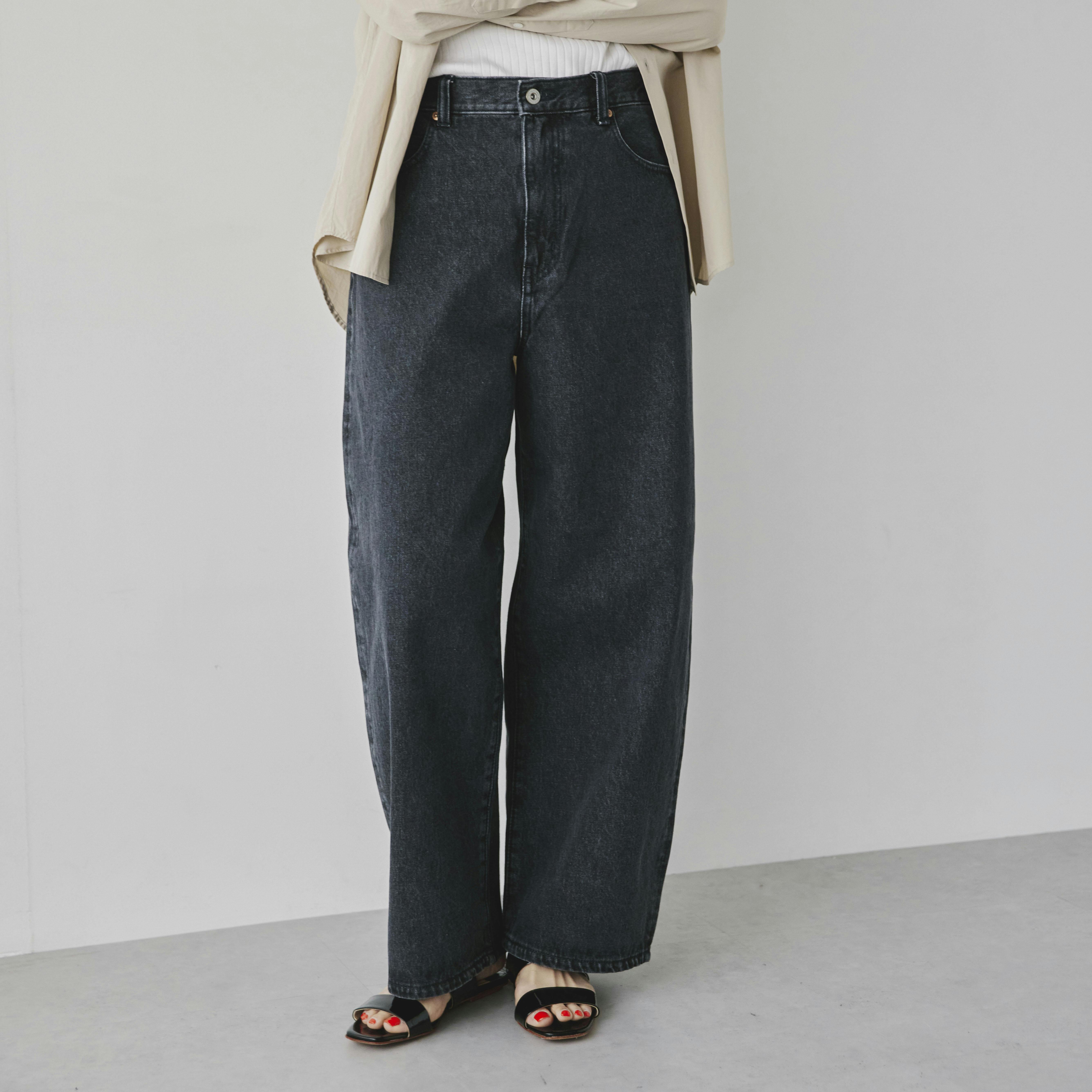 【当店別注】JOHNBULL / サイドカーブデニム / ブラック / Sの商品写真