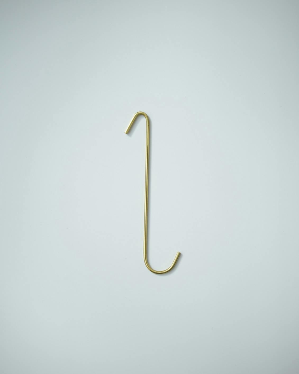 fog linen work / ブラス J フック / ロング（M）の商品写真