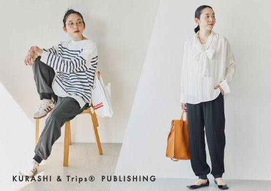 德田民子さんとつくった、品よくはけるイージージョガーパンツの画像