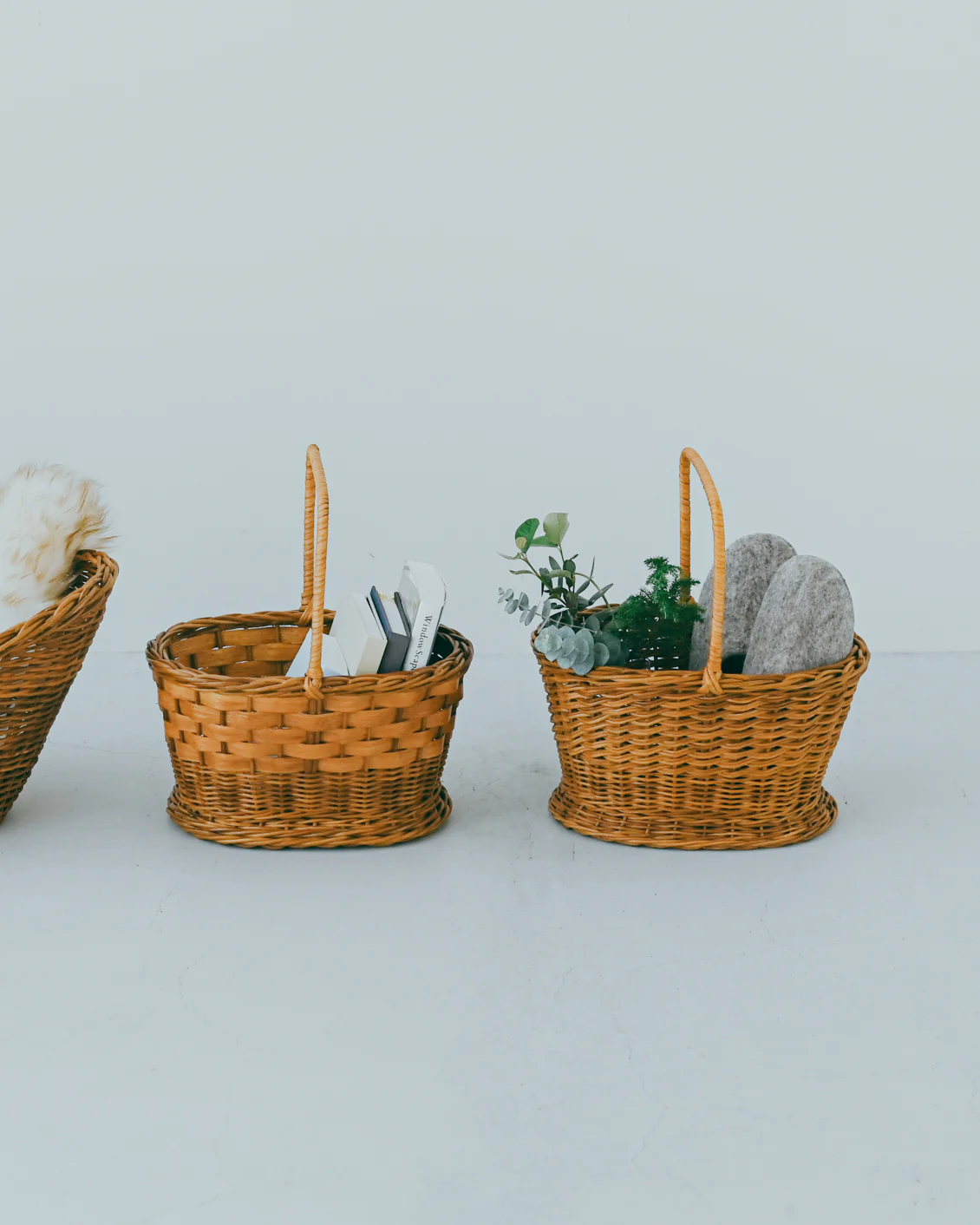 愛しい景色をつくる」オブジェのような天然ラタンかご / simple 愛しい景色をつくる」オブジェのような天然ラタンかご / simple