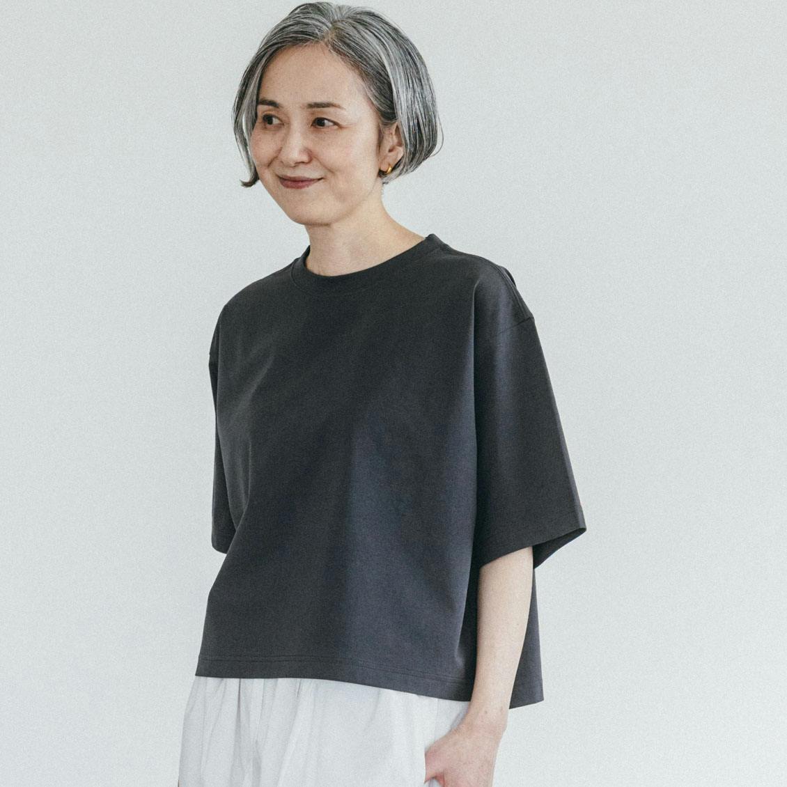 よこながTシャツ / チャコールの商品写真