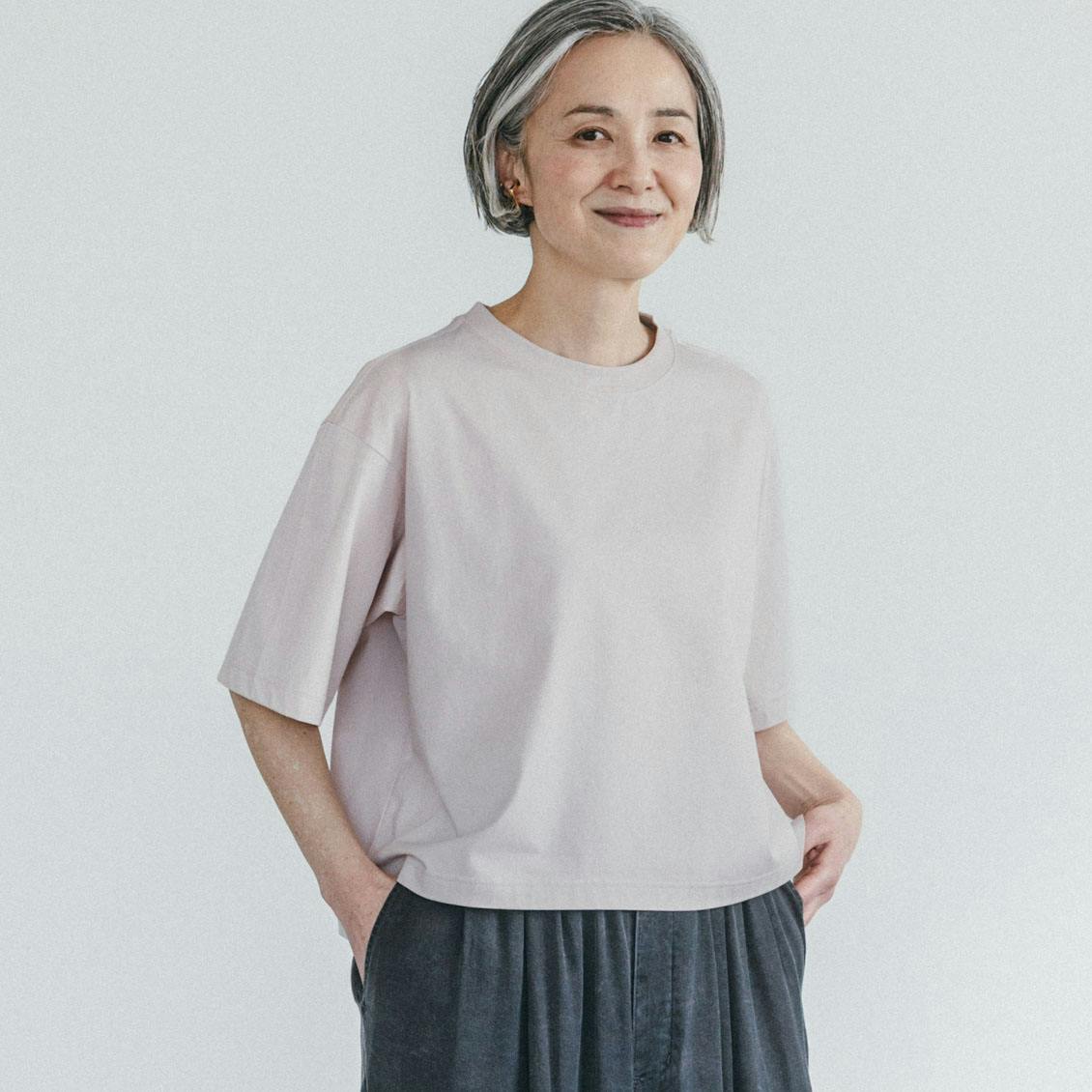 よこながTシャツ / グレージュの商品写真