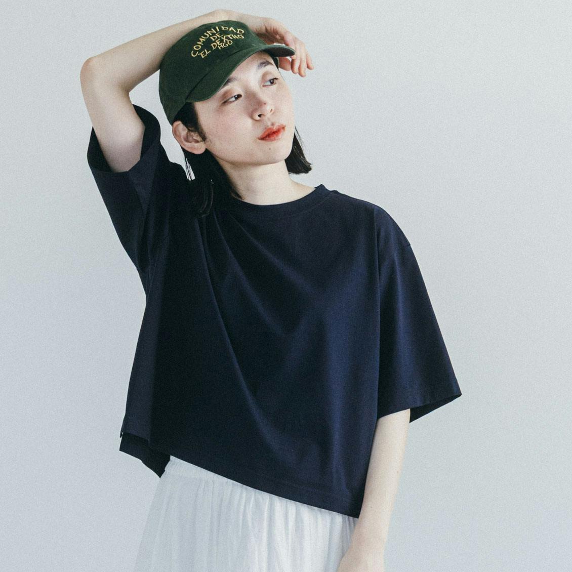 よこながTシャツ / ネイビーの商品写真