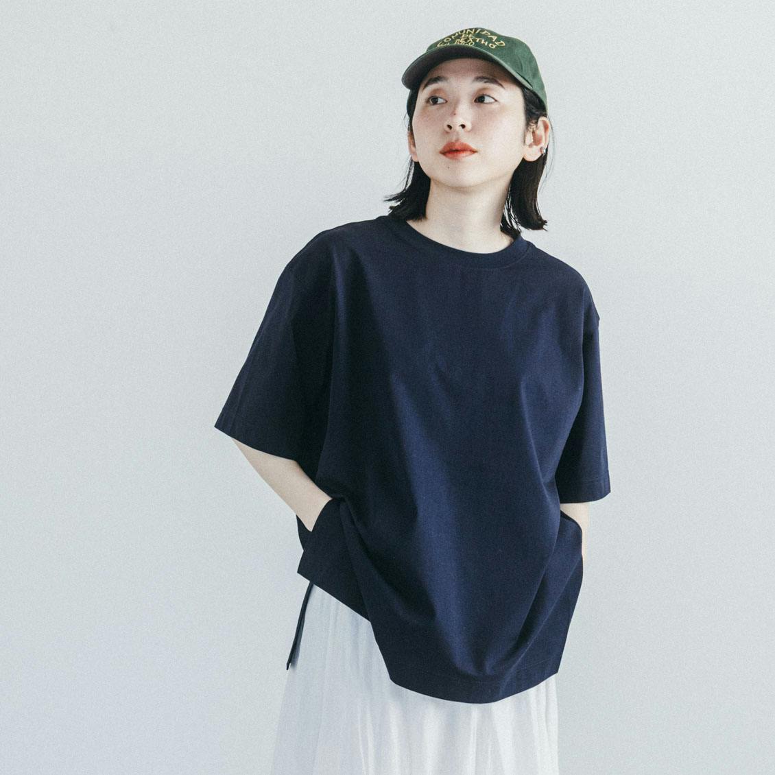 たてながTシャツ / ネイビーの商品写真