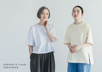 「着こなし広がる、丈と色」よこなが・たてながTシャツの画像