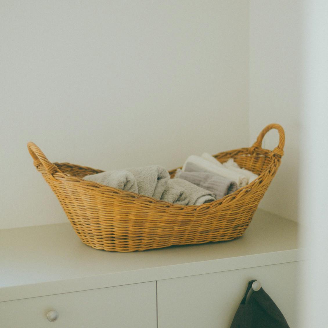 「愛しい景色をつくる」オブジェのような天然ラタンかご / curveの商品写真