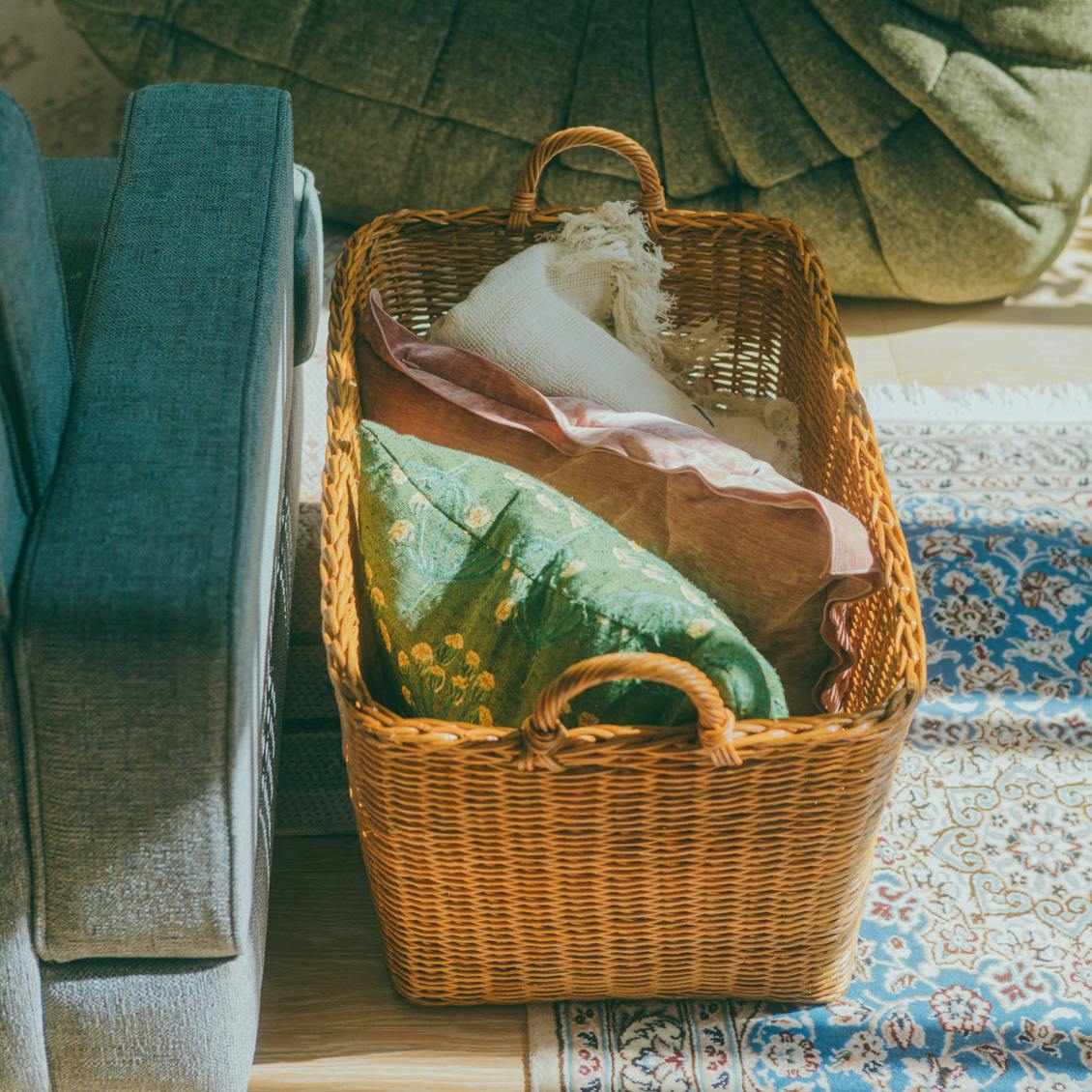 「愛しい景色をつくる」オブジェのような天然ラタンかご / containerの商品写真